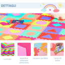 Tappeto Puzzle per Bambini 182,5x182,5 cm in EVA Multicolore