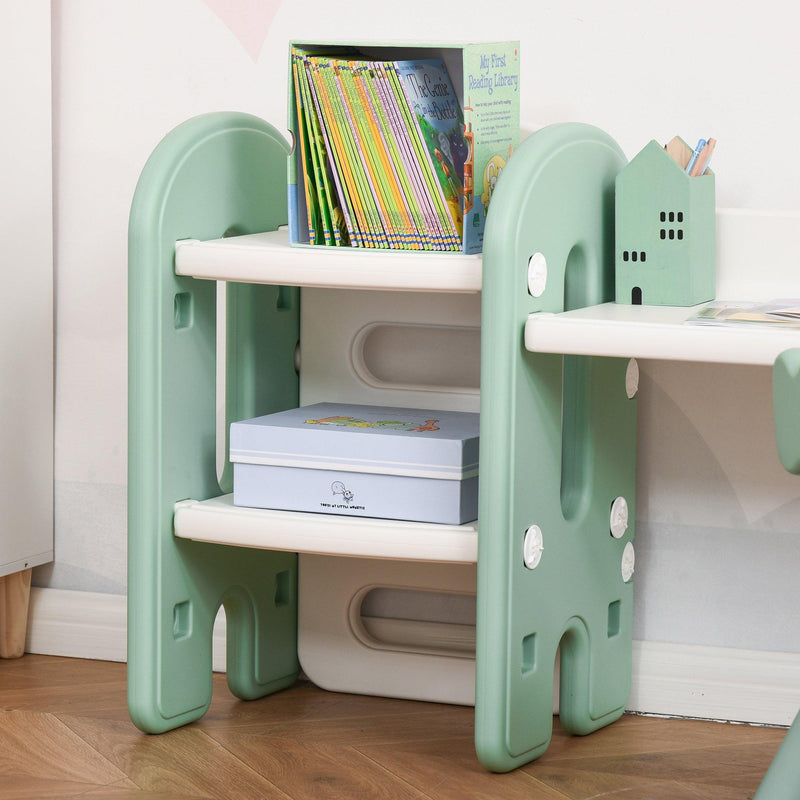 Set Tavolino con Sedia per Bambini Verde