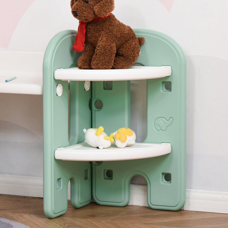 Set Tavolino con Sedia per Bambini Verde