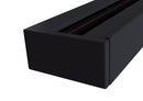 Binario per Faretti 2m in Alluminio per Sistema Illuminazione Binario Monofase Nero