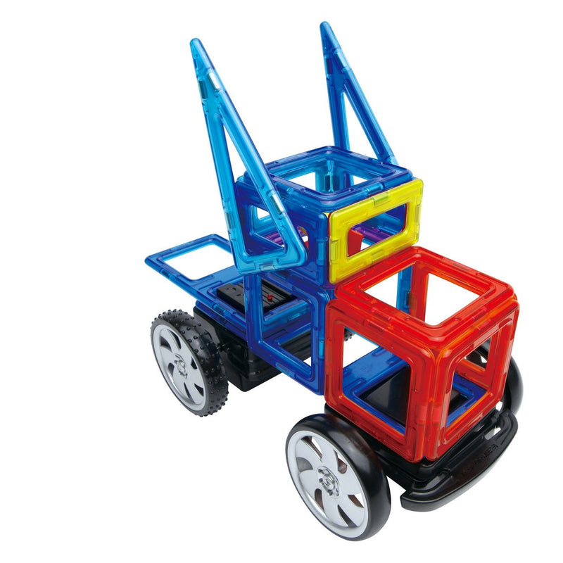 Costruzioni Magnetiche 3D Gioco Calamitato 52 Pezzi Magformers Auto Radiocomandata