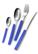Servizio Set di Posate 24 Pezzi in Acciaio Eme Sky Blu 35