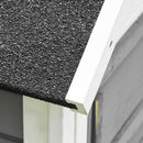 Conigliera da Esterno 140x65x120 cm in Legno Grigia