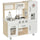 Cuisine jouet pour enfant 74x30x81 cm en bois blanc