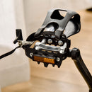 Cyclette con Trasmissione Cinghia in Acciaio e ABS Argento e Nero