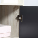 Libreria Moderna 80x40x120 cm 2 Ante 1 Ripiano Grigio Scuro