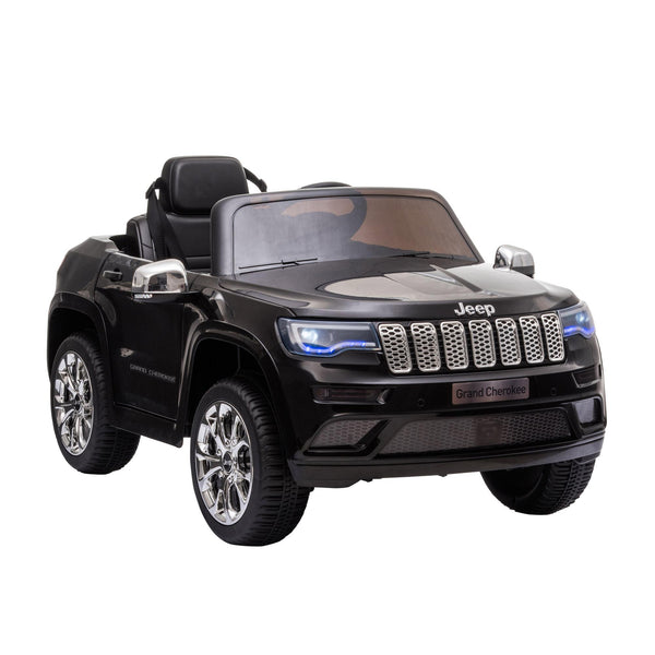 Voiture jouet électrique pour enfants 12V sous licence Jeep Grand Cherokee noir prezzo
