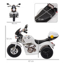 Moto Elettrica per Bambini 6V Bianca