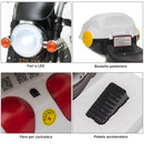 Moto Elettrica per Bambini 6V Bianca