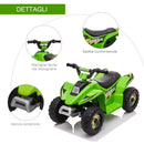 Mini Quad Elettrico per Bambini 6V Verde