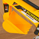 Escavatore Ruspa Cavalcabile 77x26x55 cm per Bambini Giallo