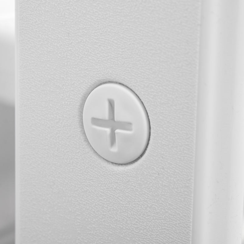 Scaletta per Bambini 3 Livelli 47x47x90 cm in HDPE Bianco