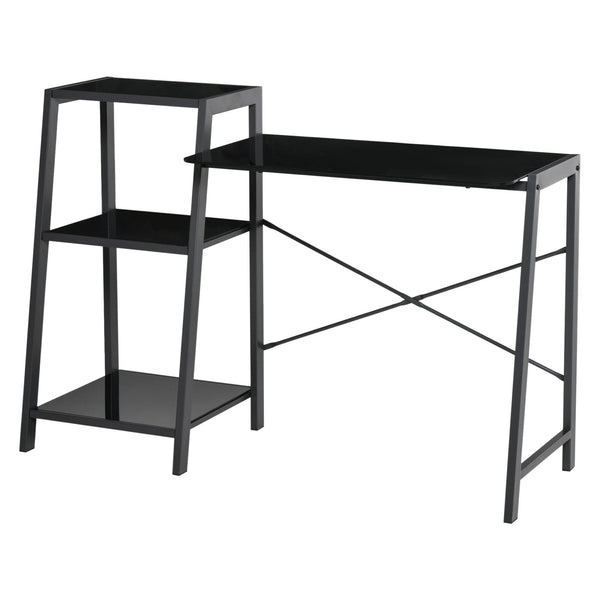 prezzo Bureau 126x45x86,7 cm en Verre et Métal Noir