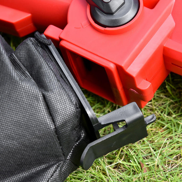 Aspirateur souffleur électrique avec broyeur et sac rouge 45L online