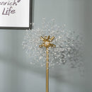 Lampada da Terra Ø40x160 cm Attacco G9 Oro e Nero