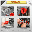 Banco di Lavoro con 50 Attrezzi per Bambini Nero e Grigio