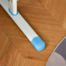 Banco Scuola con Sedia per Bambini con Cassetto e Piano Inclinabile Blu