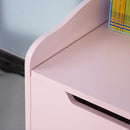 Cassapanca Baule Portagiochi 60x40x48 cm in MDF Rosa