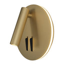 Lampada da parete Ceiling & Wall in Alluminio Ios 176 Opaco Oro
