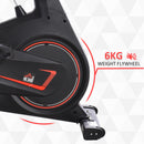 Cyclette Magnetica con Display LCD in Acciaio e ABS Nera