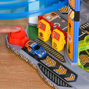 Garage Giocattolo per Bambini 64x59x113 cm 7 Livelli con Ascensore Multicolore