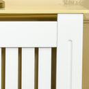 Copritermosifone 78x19x83 cm in MDF e Legno Truciolare Bianco