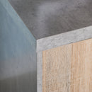 Mobile TV Moderno 120x40x44 cm in Truciolare Grigio