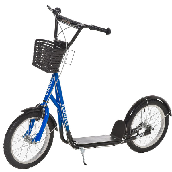 Trottinette Enfant Roues 16" en Métal Bleu et Noir online