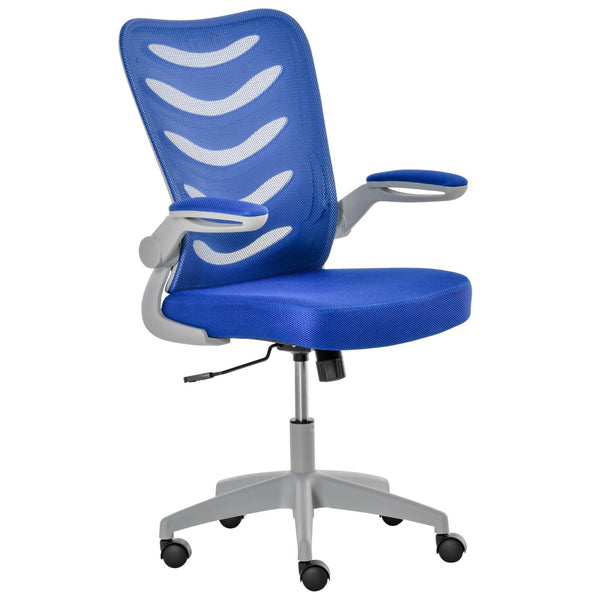 online Chaise de bureau opérative en tissu polyester bleu