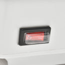 Stufa Elettrica da Parete 56x18,5x11,5 cm con Telecomando Bianco