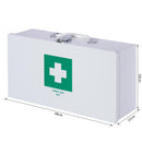 Armadietto per Medicinali da Muro con 2 Ripiani e un Vano Bianco 38x12x20 cm 