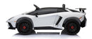 Macchina Elettrica per Bambini 12V con Licenza Lamborghini Aventador Roadster SV Bianca