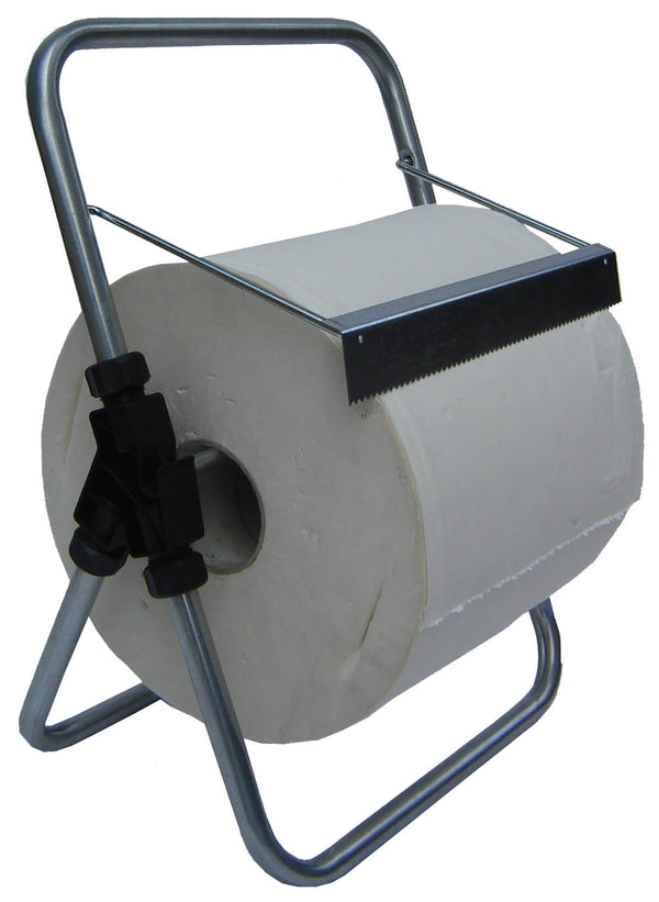 Porte-rouleau de comptoir pour papier essuie-tout polyvalent 30 cm en acier 8055E Agrati sconto