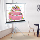 Schermo di Proiezione 100 Pollici con Treppiedi Formato 4:3 