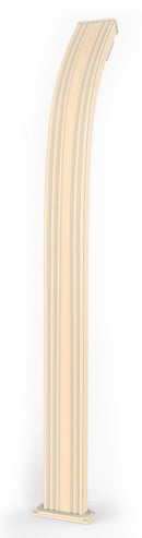 Doccia Solare da Esterno Giardino 30L Miscelatore e Lavapiedi Arkema Spring Champagne Bronze