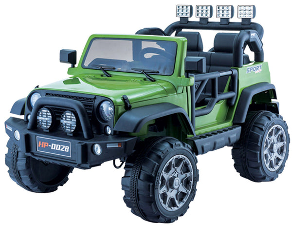 sconto Voiture électrique pour enfants 12V 2 places Kidfun Off-Road Vert