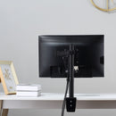 Supporto Monitor da 13"-32" per Scrivania in Acciaio Nero