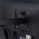Supporto Monitor da 13"-32" per Scrivania in Acciaio Nero