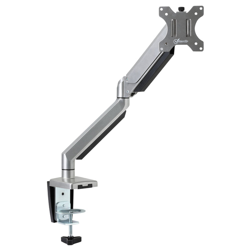 Supporto Monitor da 13"-32" per Scrivania in Acciaio Argento