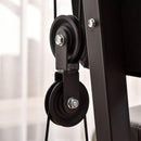 Stazione Fitness Multifunzione 148x108x207 cm in Acciaio Nero