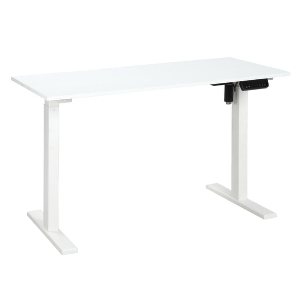 acquista Bureau Relevable Électrique 3 Hauteurs 120x60x74,5-114,5 cm en Métal et Bois Blanc