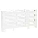 Copritermosifone Allungabile 140-202x19x82,5 cm in MDF Bianco