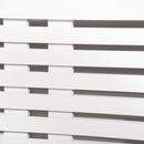 Copritermosifone Allungabile 140-202x19x82,5 cm in MDF Bianco