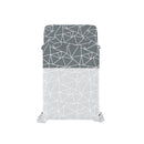 Set Lenzuola Singolo con Stampa Sopra Sotto e Federa Linea Ida Marte 