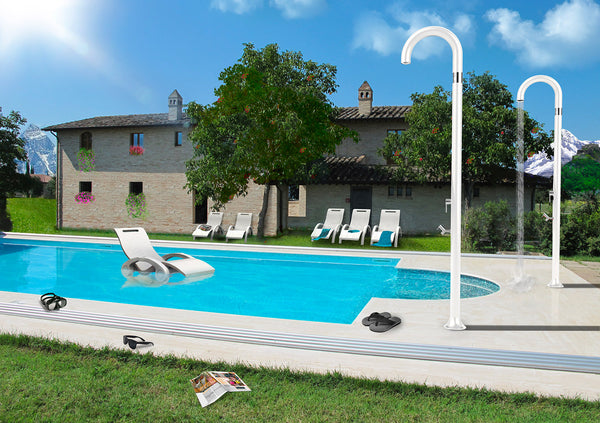 Doccia da Esterno Giardino Miscelatore e Lavapiedi Arkema Funny Yin Cherry prezzo