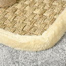 Tunnel Tiragraffi per Gatti Adulti 40x30x56 cm con Pallina Beige