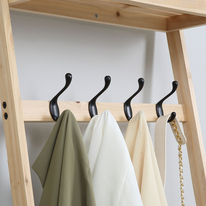 Appendiabiti per Ingresso 55x37x173 cm in Legno Naturale