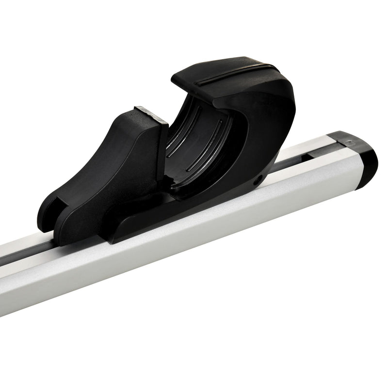 Barre Portapacchi per Auto in Lega di Alluminio 125 cm Max 75 Kg Grigio