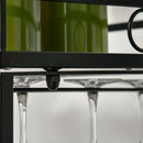 Carrello da Cucina 79,5x38x80 cm in Stile Industriale Marrone Rustico