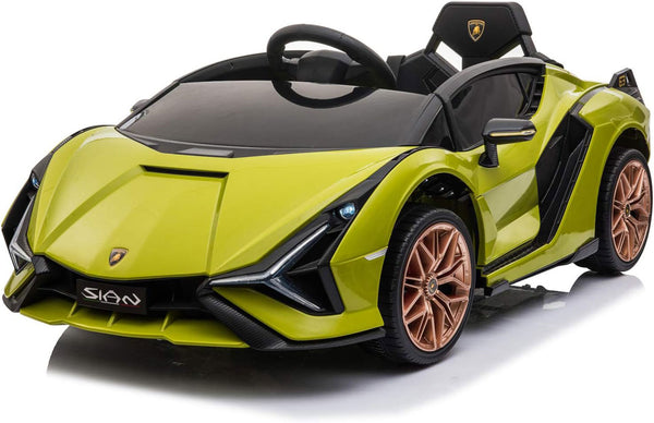 acquista Macchina Elettrica per Bambini Licenza Ufficiale Lamborghini Sian 10,8V 5,4Ah Verde